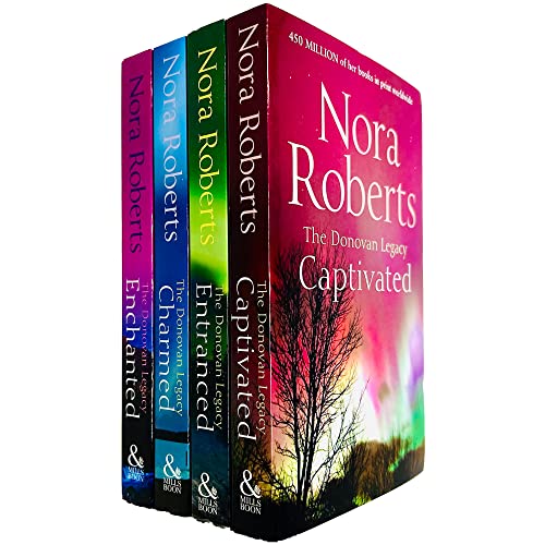 Stock image for Nora Roberts Donovan Legacy: 4 books (Captivated / Entranced / Charmed / Enchanted) for sale by GF Books, Inc.