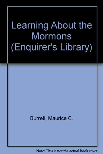Beispielbild fr Learning About the Mormons. zum Verkauf von Plurabelle Books Ltd