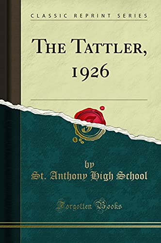 Stock image for The Tattler, 1926 (Classic Reprint) for sale by PBShop.store US