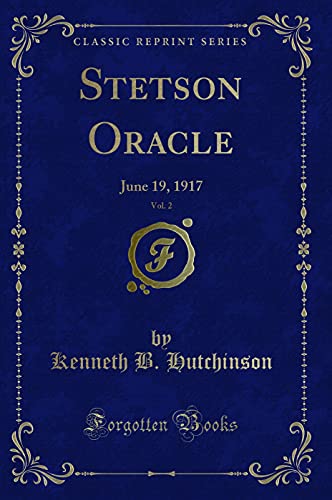 Stock image for Stetson Oracle, Vol. 2 for sale by PBShop.store US