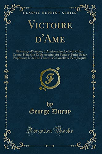 Stock image for Victoire d'Ame for sale by PBShop.store US