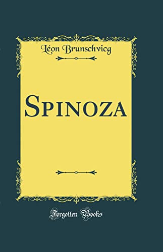 9780265323441: Spinoza (Classic Reprint)