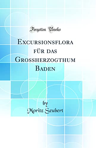 Imagen de archivo de Excursionsflora fr das Grossherzogthum Baden Classic Reprint a la venta por PBShop.store US