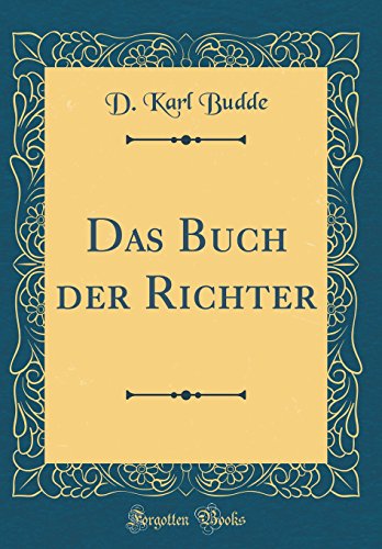 9780265972113: Das Buch der Richter (Classic Reprint)