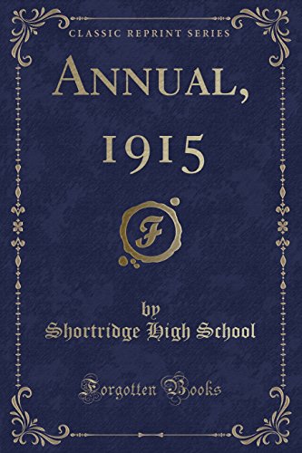 Imagen de archivo de Annual, 1915 Classic Reprint a la venta por PBShop.store US