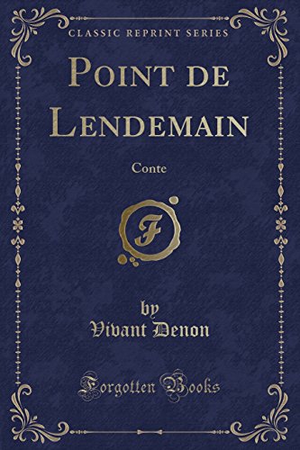 Stock image for Point de Lendemain for sale by PBShop.store US