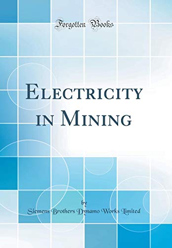Stock image for Electricity in Mining Classic Reprint for sale by PBShop.store US