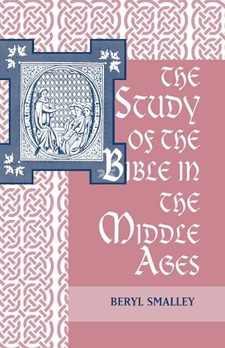 9780268002671: Study of the Bible in the Middle Ages