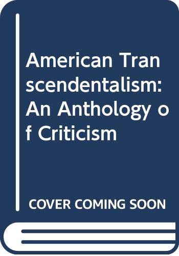 Imagen de archivo de American Transcendentalism : An Anthology of Criticism a la venta por Better World Books: West