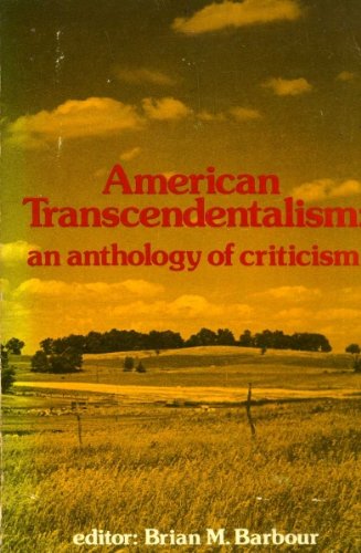 Stock image for American Transcendentalism : An Anthology of Criticism for sale by Better World Books