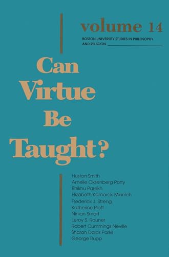 Beispielbild fr Can Virtue Be Taught? zum Verkauf von Blackwell's