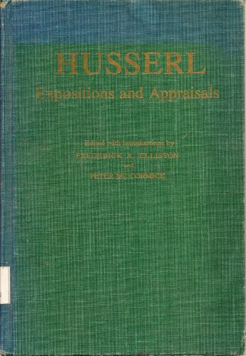 Stock image for Husserl: Expositions and appraisals for sale by PlumCircle