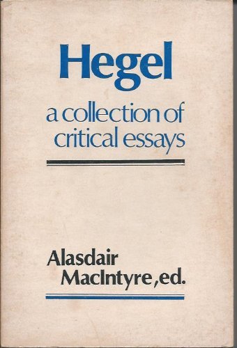 Stock image for Hegel: A Collection of Critical Essays for sale by HPB Inc.