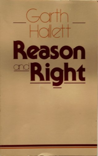 Beispielbild fr Reason and Right zum Verkauf von Wonder Book