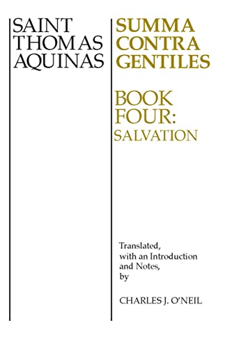 9780268016838: Salvation (v. 4) (Summa Contra Gentiles)