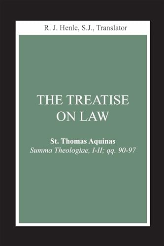 9780268018801: Treatise On Law: (Summa Theologiae, I-II; qq. 90-97)