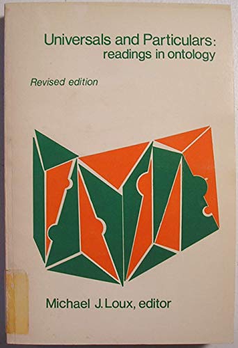 Stock image for Universals and Particulars: Readings in Ontology for sale by de Wit Books