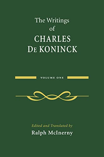9780268025953: The Writings Of Charles De Koninck