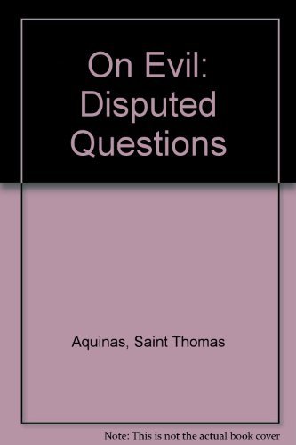 9780268037000: On Evil: Disputed Questions