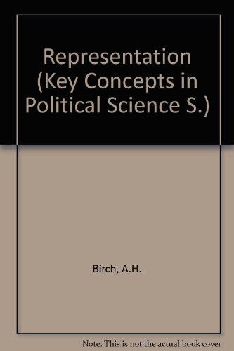 9780269026942: Representation (Key concepts in political science)