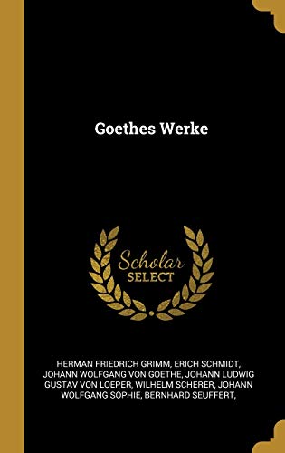 Imagen de archivo de Goethes Werke (German Edition) a la venta por Lucky's Textbooks
