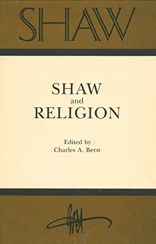 Imagen de archivo de Shaw and Religion a la venta por Better World Books