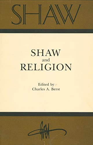 9780271002804: SHAW: The Annual of Bernard Shaw Studies, Vol. 1: Shaw and Religion (Shaw, V. 1)