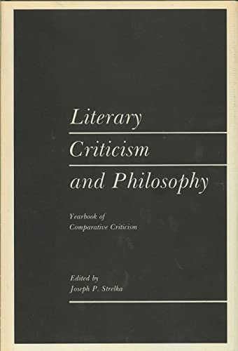 Stock image for Yearbook of Comparative Criticism, Vol. 10: Literary Criticism and Philosophy for sale by ThriftBooks-Atlanta