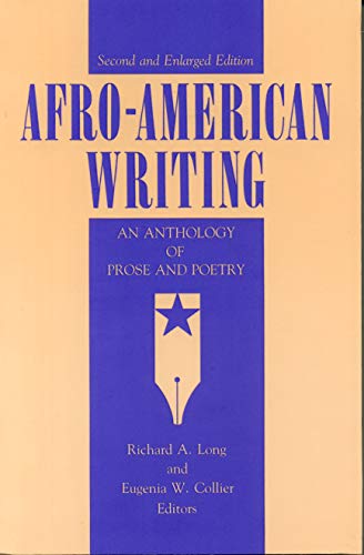 Stock image for Afro-American Writing: An Anthology of Prose and Poetry for sale by ThriftBooks-Atlanta