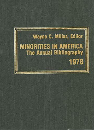 9780271003801: Minorities in America: The Annual Bibliography, 1978