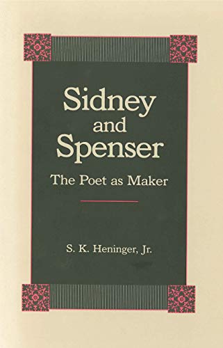 9780271006666: Sidney and Spenser: The Poet as Maker