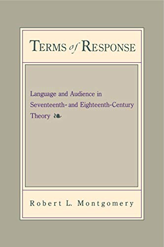 Stock image for Terms of Response: Language and the Audience in Seventeenth- and Eighteenth-Century Theory for sale by Books From California