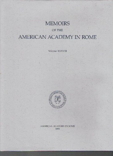 Stock image for Cosa IV: The Houses (MEMOIRS OF THE AMERICAN ACADEMY IN ROME) for sale by Books From California