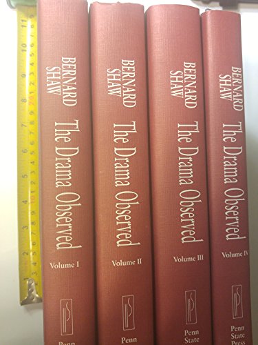 Stock image for The Drama Observed: Bernard Shaw. 4 Vols. for sale by ThriftBooks-Dallas