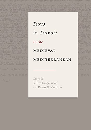 Beispielbild fr Texts in Transit in the Medieval Mediterranean zum Verkauf von HPB-Red