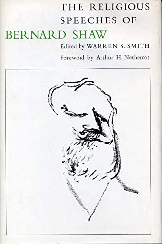 Beispielbild fr Religious Speeches of Bernard Shaw zum Verkauf von Better World Books