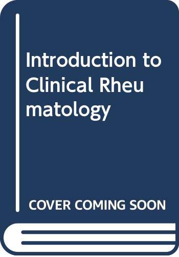 Stock image for An Introduction to Clinical Rheumatology. Second Edition for sale by TAIXTARCHIV Johannes Krings