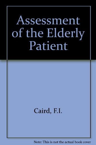 Beispielbild fr Assessment of the Elderly Patient zum Verkauf von Anybook.com