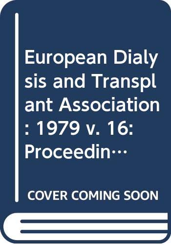 Beispielbild fr European Dialysis and Transplant Association (Volume 16) zum Verkauf von Anybook.com