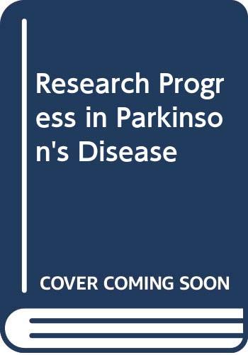 Beispielbild fr Research Progress in Parkinson's Disease (Progress in Neurology series) zum Verkauf von WorldofBooks