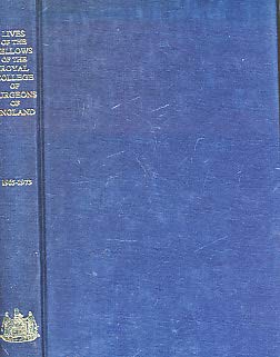 9780272796108: Lives of the Fellows of the Royal College of Surgeons of England 1965-73