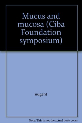 Beispielbild fr Mucus and Mucosa (Ciba Foundation Symposium) zum Verkauf von Anybook.com