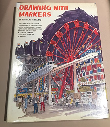 Stock image for Drawing with markers for sale by Hay-on-Wye Booksellers