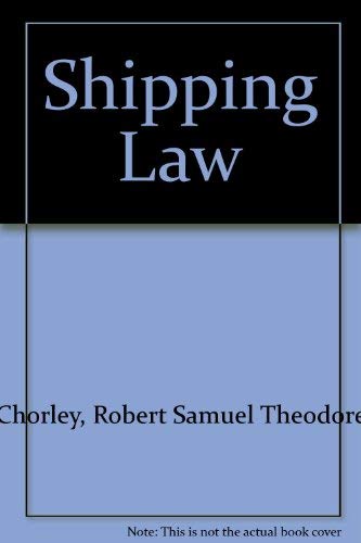 Beispielbild fr Shipping Law zum Verkauf von Cambridge Rare Books