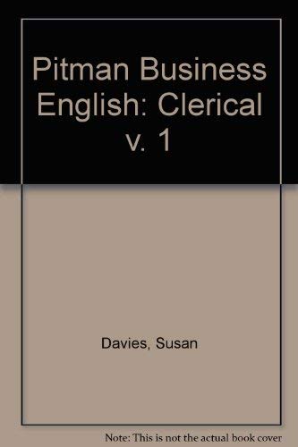 9780273016175: Clerical (v. 1) (Pitman Business English)
