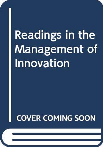 Beispielbild fr Readings in the management of innovation zum Verkauf von Wonder Book