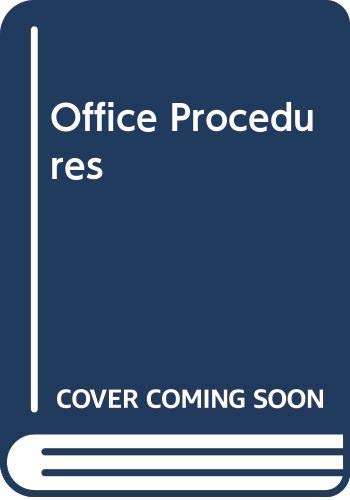 Office Procedures (9780273019190) by John Harrison