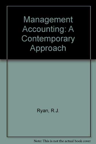 Stock image for Management Accounting: A Contemporary Approach for sale by AwesomeBooks