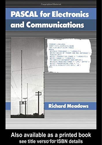 Imagen de archivo de Pascal For Electronics And Communications a la venta por Y-Not-Books