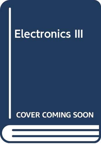 9780273021834: Electronics III